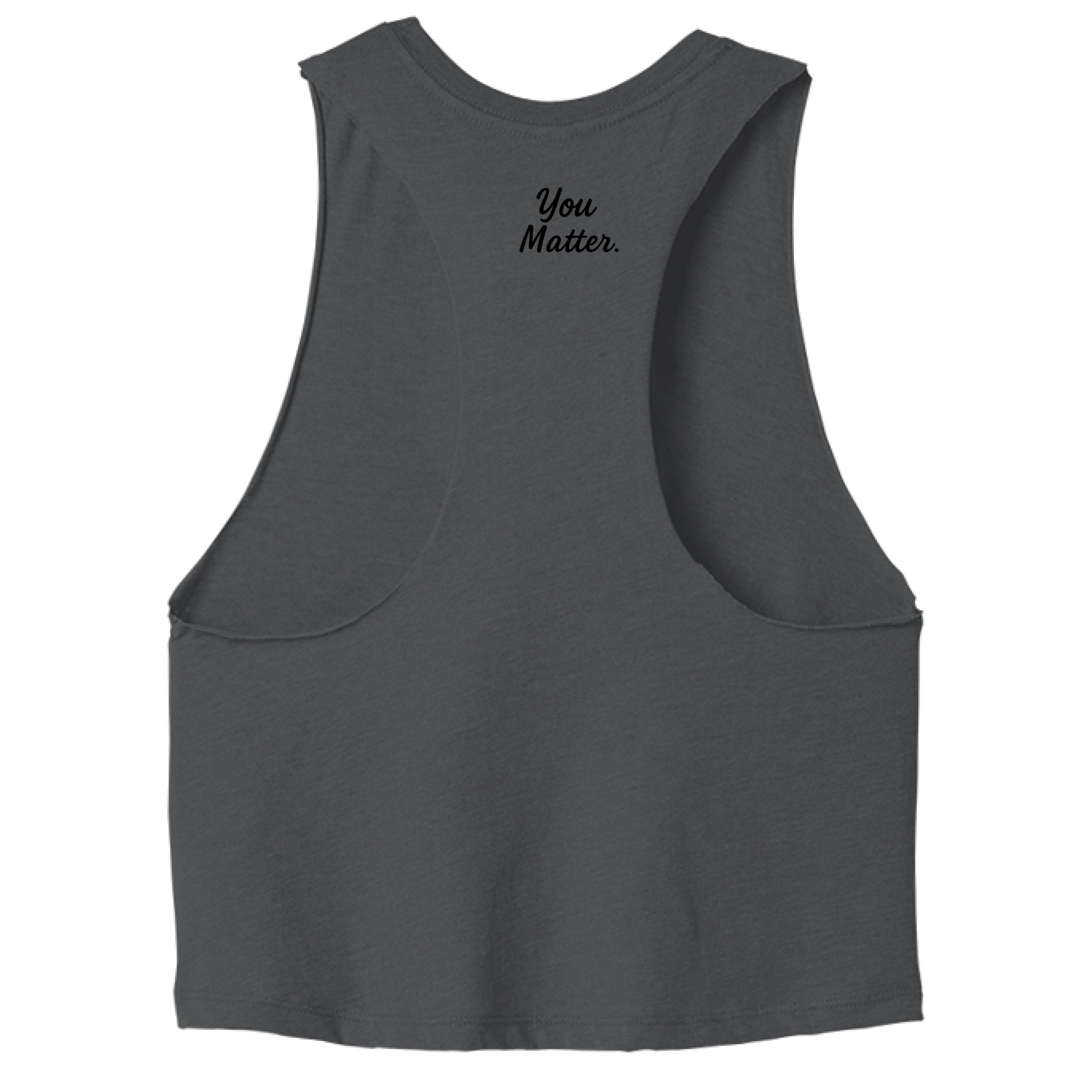 DARK GRY HEATHER - BACK